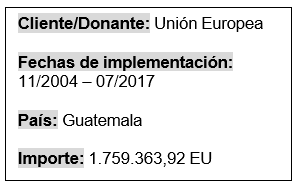 1411-1707-GT-UE CONTRATO DE SERVICIOS CAPSEJUST (PROGRAMA SEJUST) para la provisión de expertos y apoyo logístico en eventos de capacitación dirigidos a entidades públicas y de sociedad civil del sector seguridad y justicia en Guatemala.